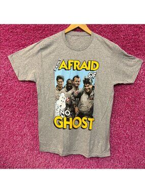 Ghostbusters I Aint Afraid of No Ghost Movie Promo Tee Medium